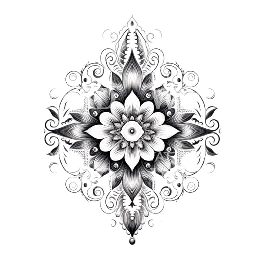 Ornamental Mandala Tattoo Design