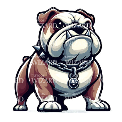Chad Bully Bulldog Tattoo Design
