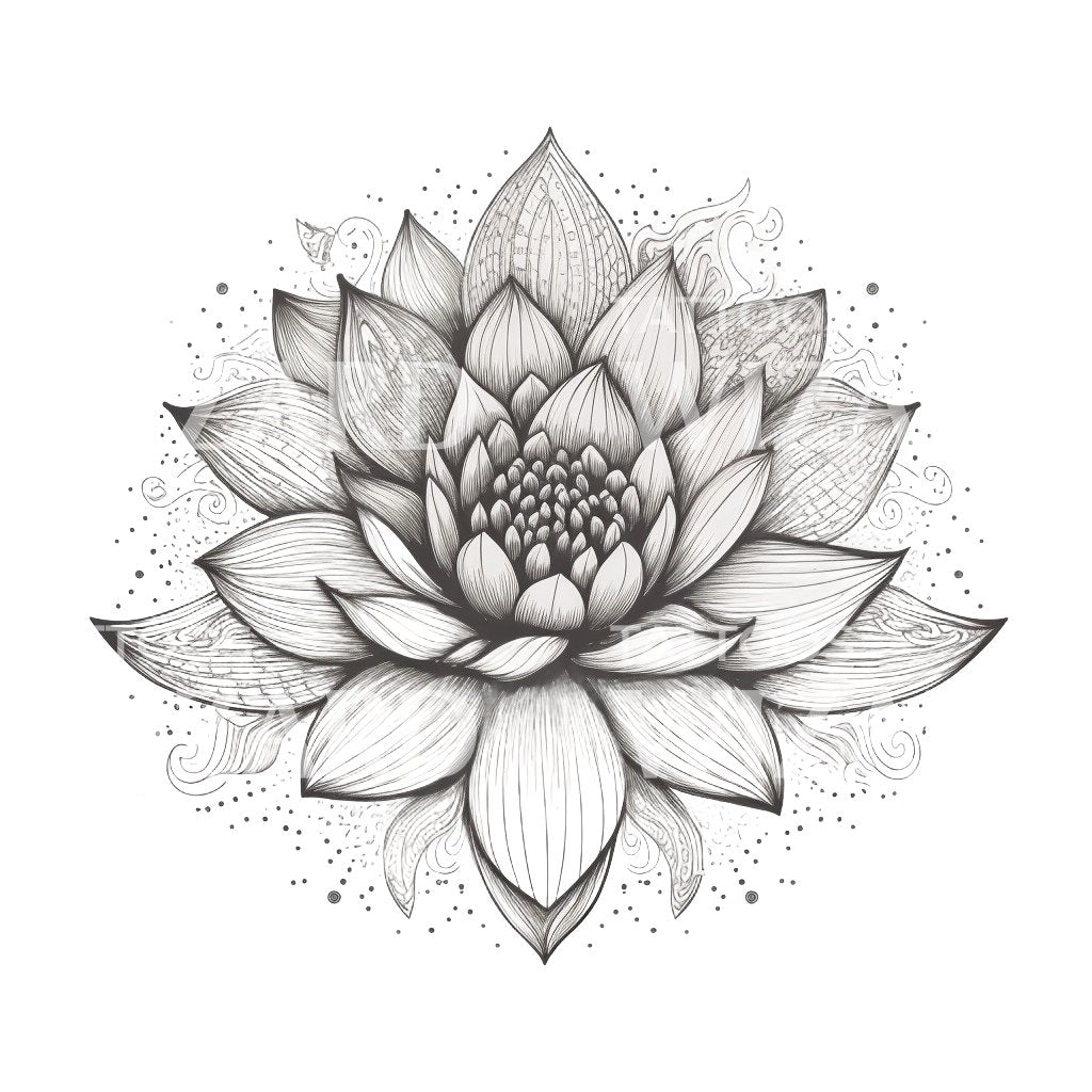 Lotus Flower tattoo by Ilaria Tattoo Art | Post 20690