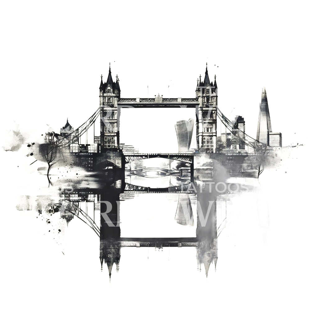 London Bridge Tattoo Design Tattoos Wizard Designs