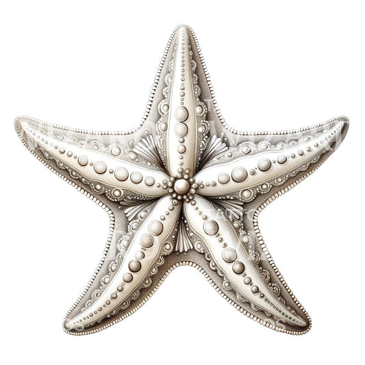 Delicate Starfish Tattoo Design