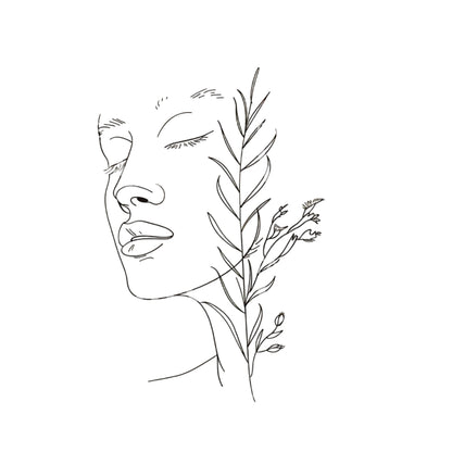 Fineline Spring Allegory Tattoo Design