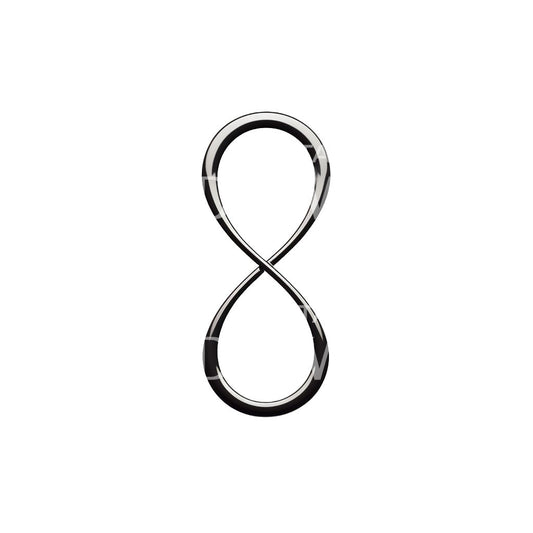 Simple Minimalist Infinity Symbol Tattoo Design
