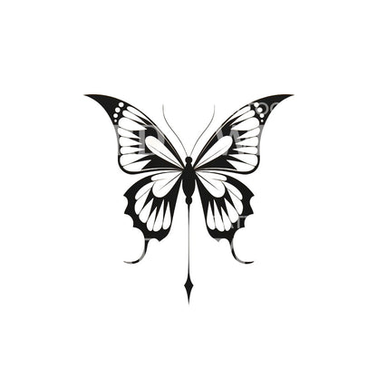 Beautiful Butterfly Tattoo Design