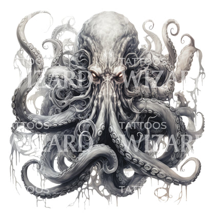 Kraken Monster Tattoo Design