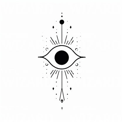 Eye Minimalist Tattoo Design