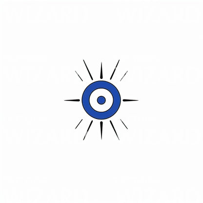 Minimalist Evil Eye Tattoo Design