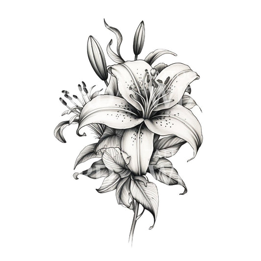 Lily Flower Tattoo Design and Meaning – Tattoos Wizard Designs