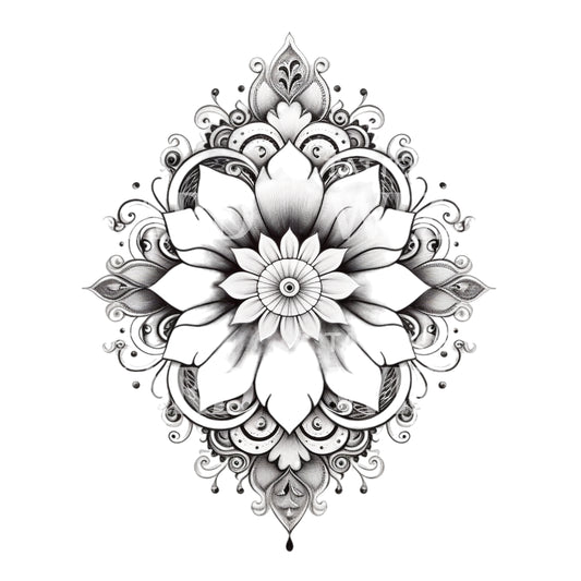 Ornamental Mandala Tattoo Design