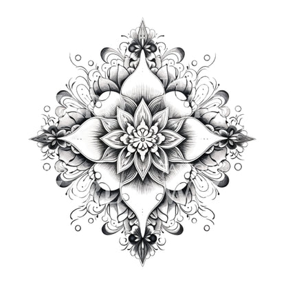 Ornamental Mandala Tattoo Design