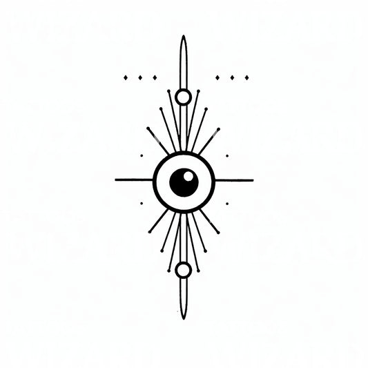 Minimalist Eye Tattoo Design