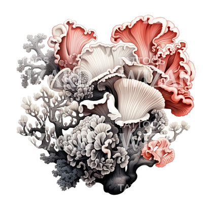 Coral Reef Tattoo Design