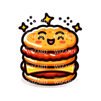 Burger Bro Tattoo Idea