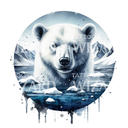 Polar Bear Like Boss Tattoo Idea