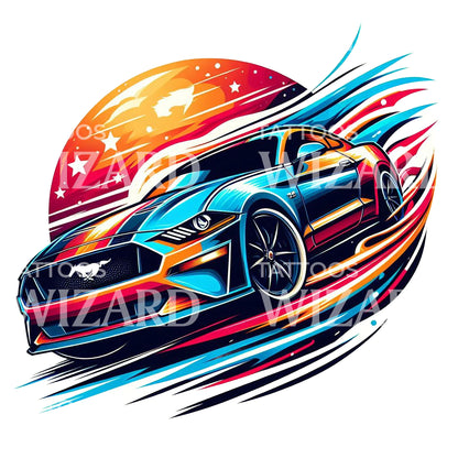 Vibing Drive Tattoo Idea