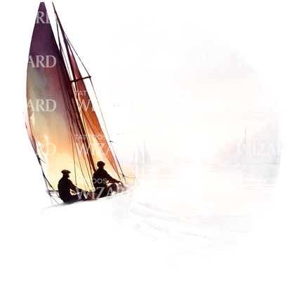 An Evening Sailing Tattoo Idea
