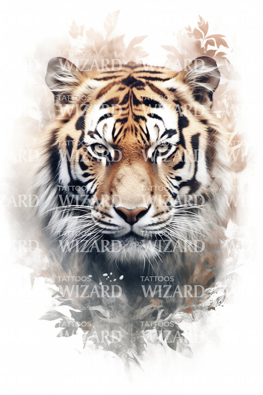 Beautiful Tiger Tattoo Idea