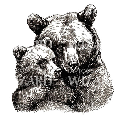Bonding Mother and Daughter Tattoo Idea