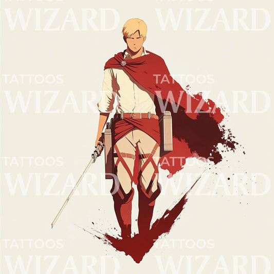 Erwin Smith Heroic Leadership Tattoo Design