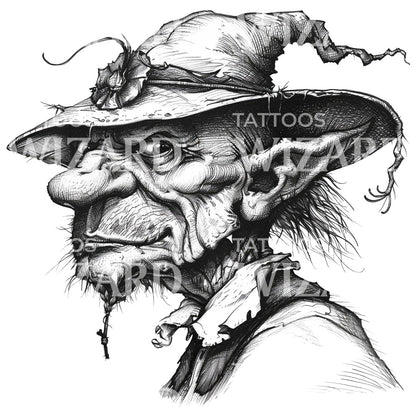Evil Goblin Snatcher Tattoo Idea