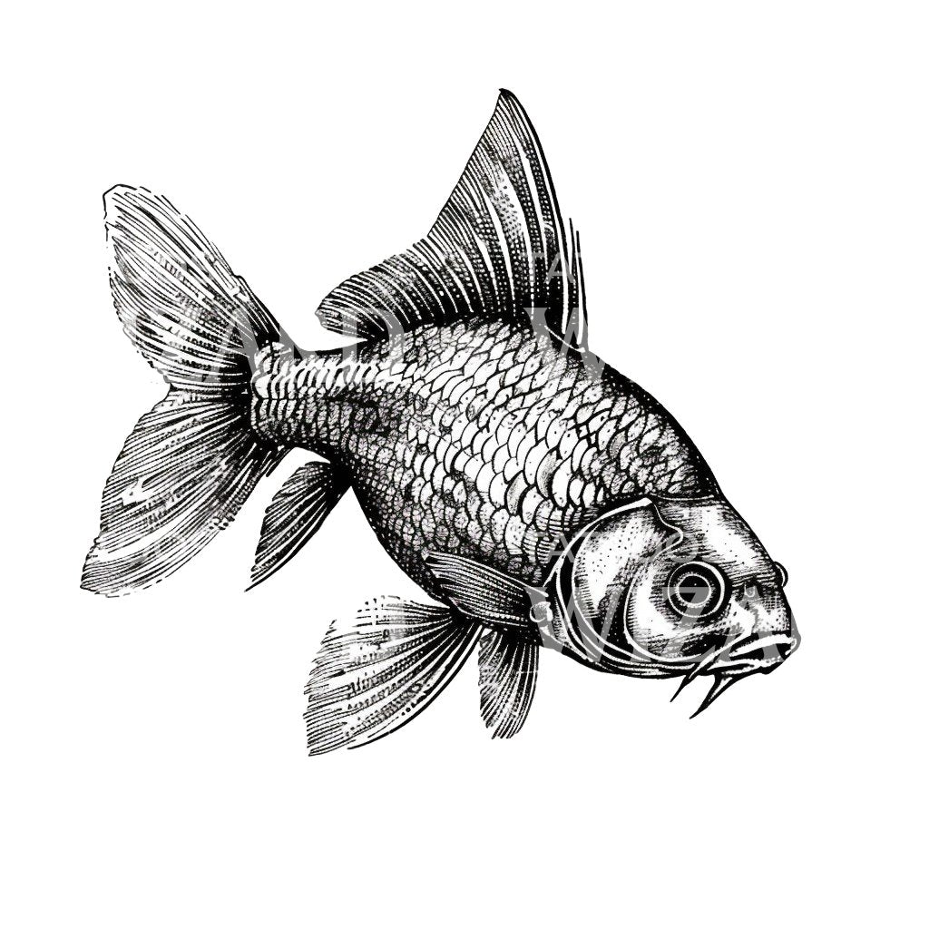Fish Scientific Illustration Tattoo Idea