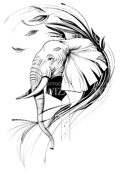 Inspiring Elephant Tattoo Idea
