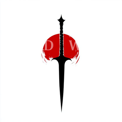 Law of the Sword Symbol Tattoo Design