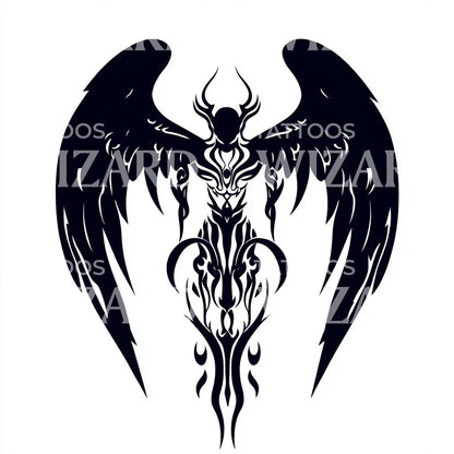 Lord Baphomet Symbol Tattoo Idea