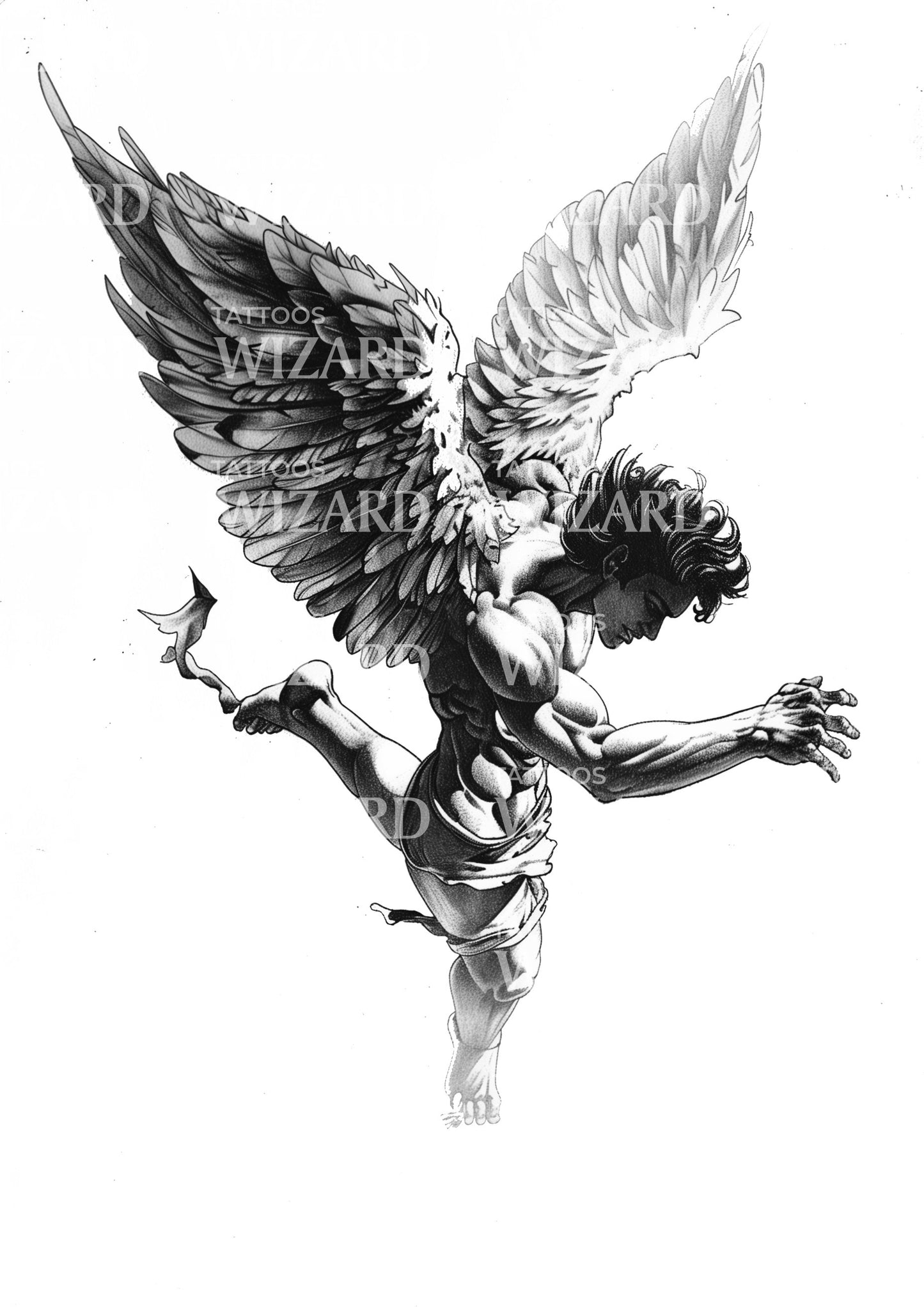 Mythology Icarus Story Tattoo Idea