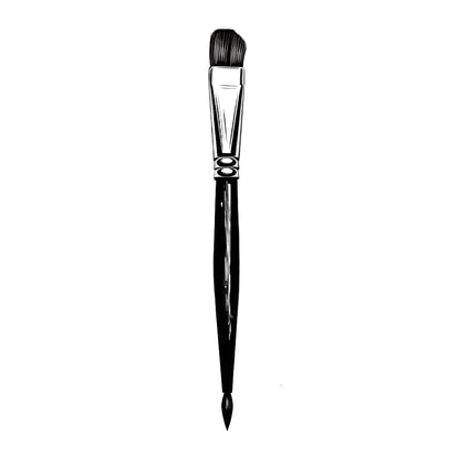 Paintbrush and Paint Stains Tattoo Design