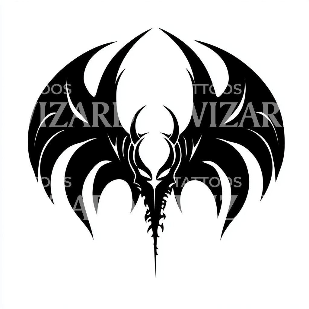 Symbol of Evil Tattoo Design