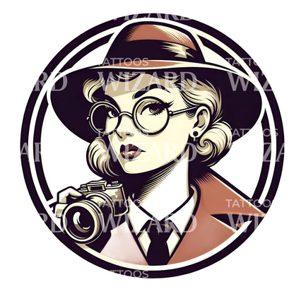 The Lady Detective Tattoo Idea