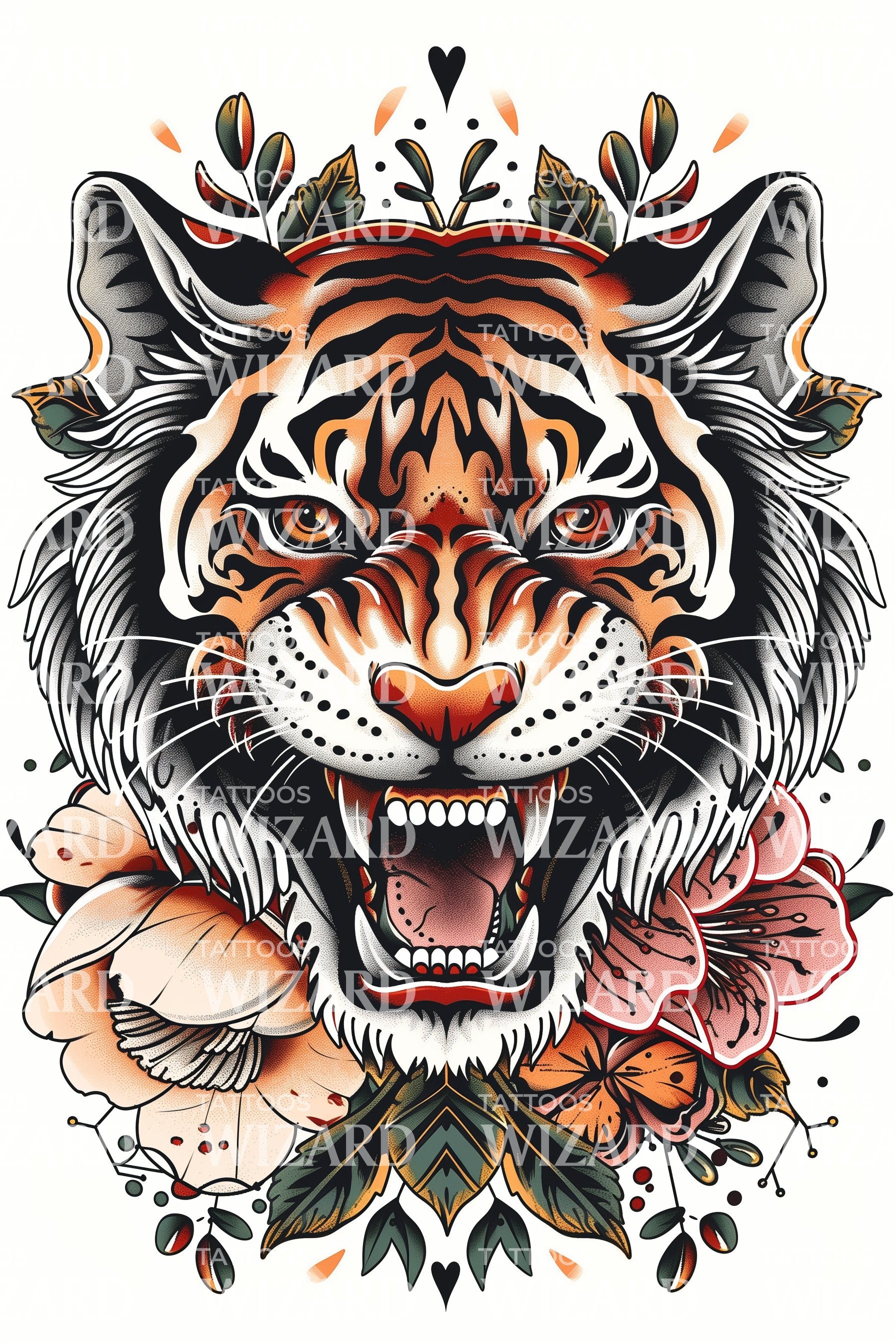 Tiger Tattoo Outline