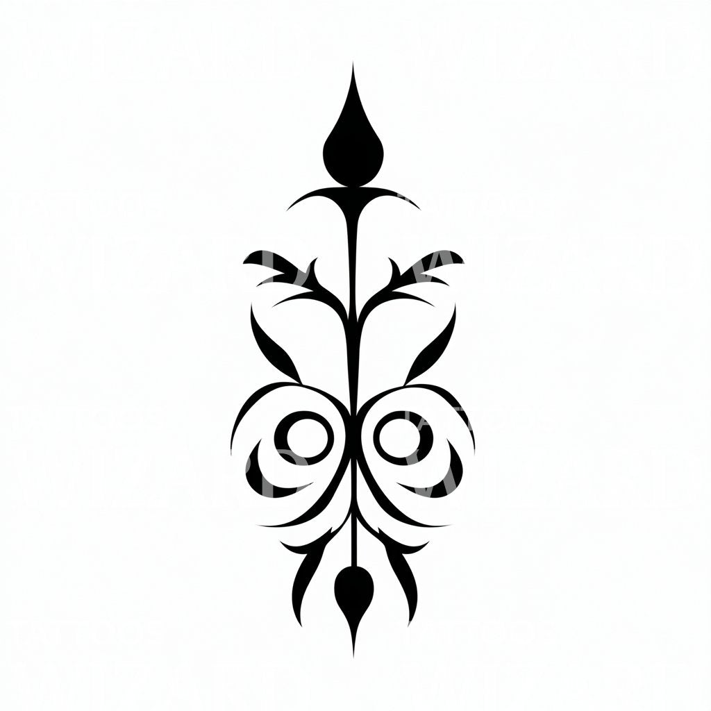 Tribal Symbol of Hope Tattoo Design