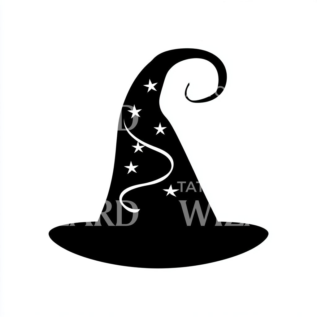 Wizard Hat Tattoo Design