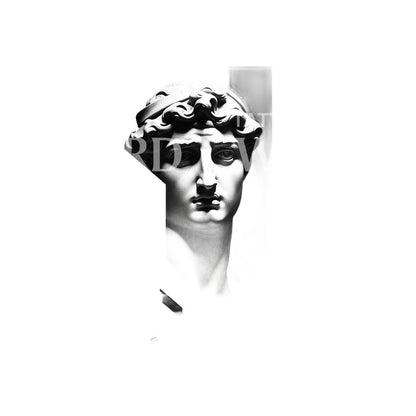 Contemporary Greek Bust Tattoo Design