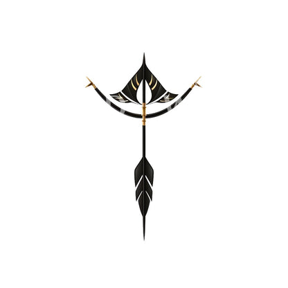 Bow and Arrow Abstract Tattoo Design
