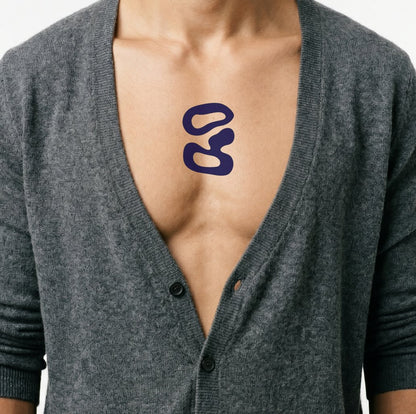 Tolles Tattoo-Design mit abstrakter Form