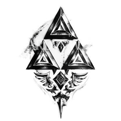 Abstract Symbol Legend of Zelda Tattoo Design