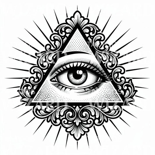 All-Seeing Eye Tattoo Design