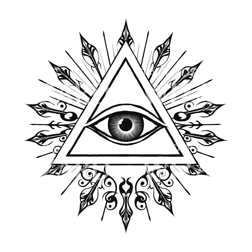 All-Seeing Eye Tattoo Design