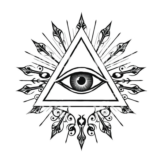 All-Seeing Eye Tattoo Design