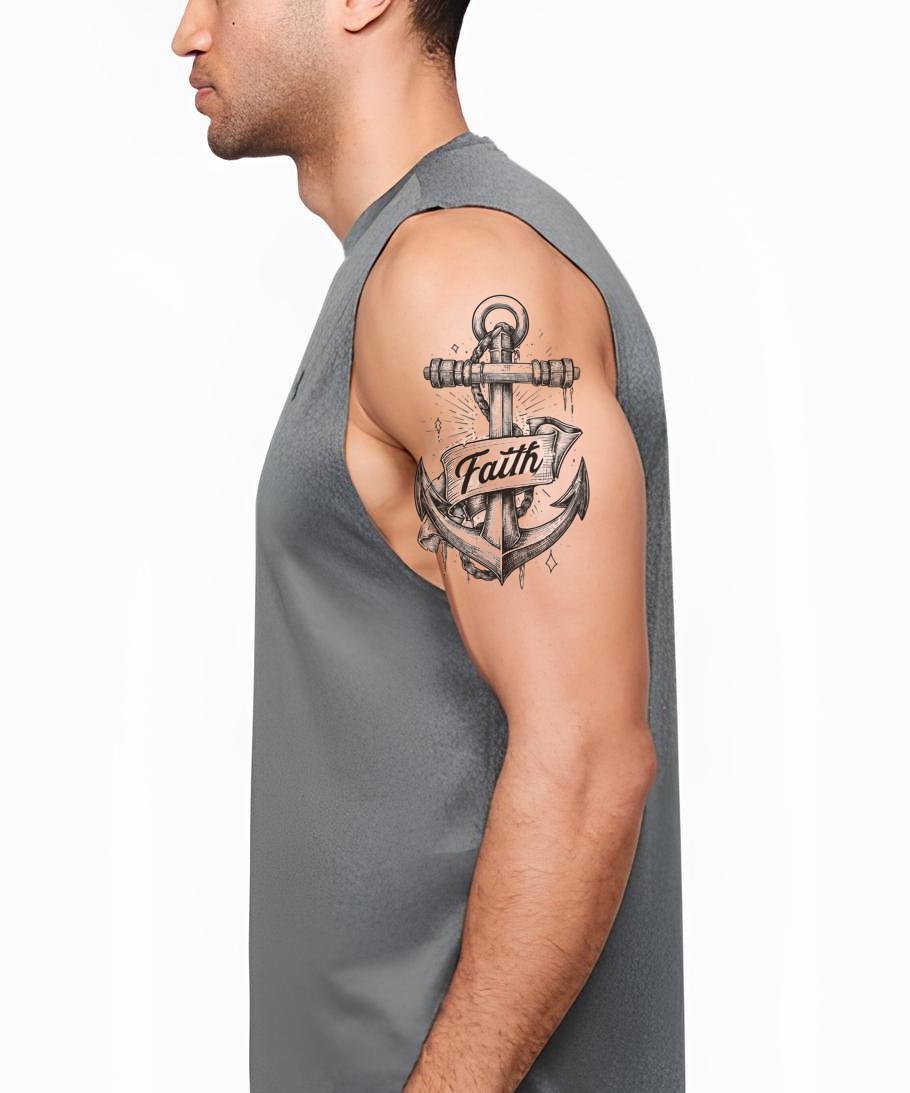 Anchor of Faith Tattoo Design