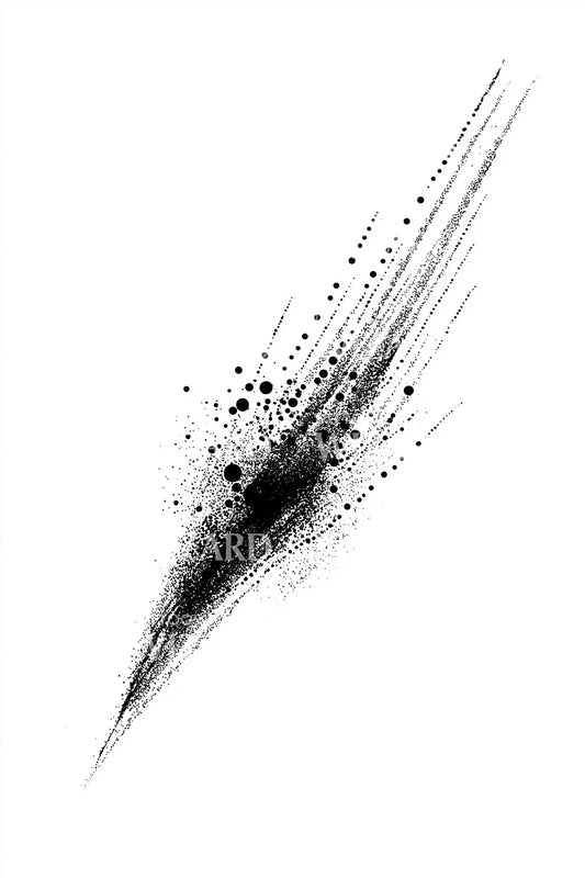 Angular Starstream Tattoo Design
