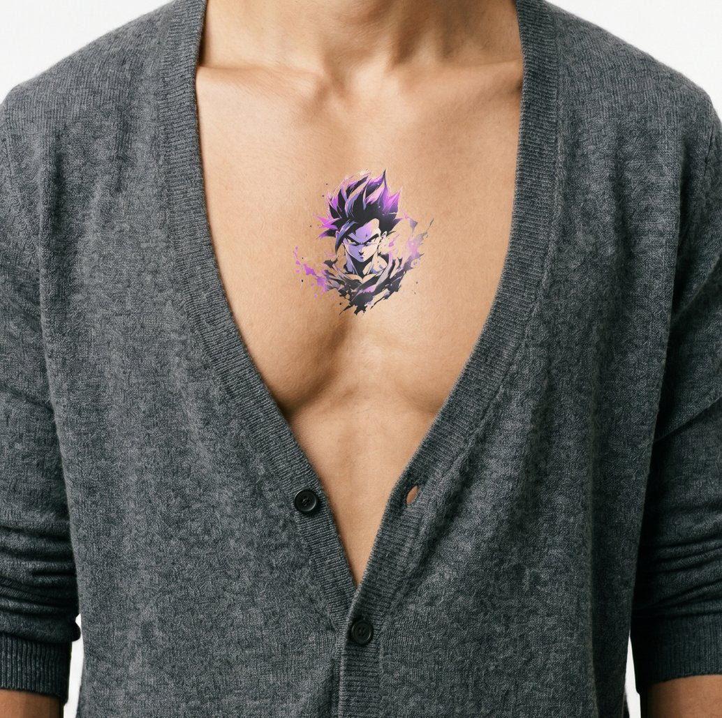 Gohan (Dragon Ball) Tattoo Design