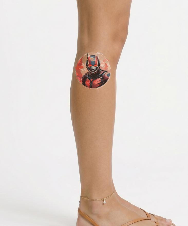 Marvel Inspired Antman Tattoo Design