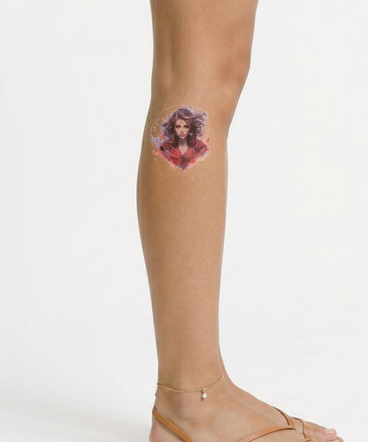 Marvel Inspired Scarlet Witch Tattoo Design