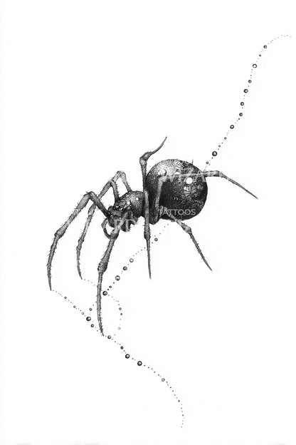 Ant Trail Microrealism Tattoo Design