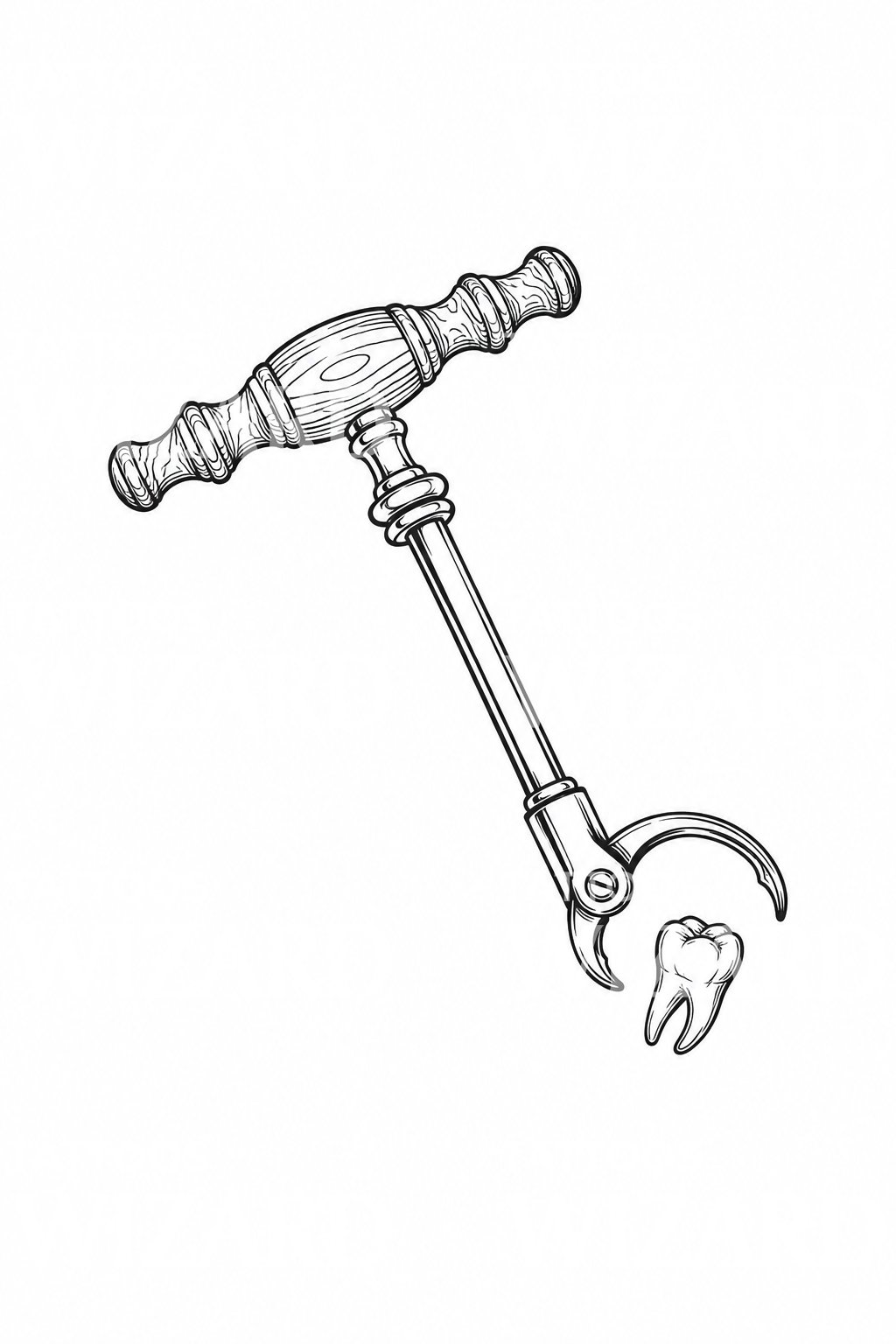 Antik foghúzókulcs Tattoo Idea