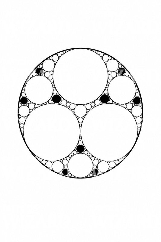 Tatoveringsdesign av apollonisk sirkelflette